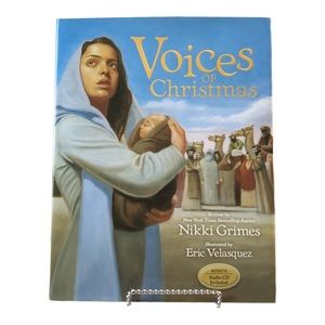 Voices of Christmas Book & CD: Nikki Grimes Holiday Collection NWT Hardback 2009